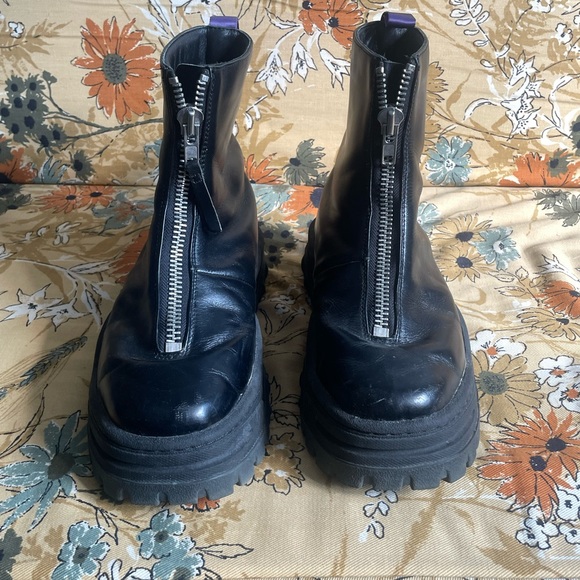 Eytys leather platform boots - Picture 2 of 6